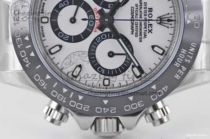 0120 ModernLook Daytona 116500 SS TWF 1:1 Best Edition 904L Steel White Dial on SS Bracelet A 2408